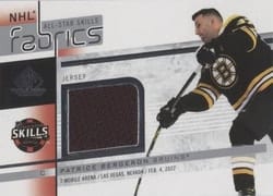 2022-23 SP Game Used 2022 NHL All-Star Game Jersey Patrice Bergeron #AS-3 card