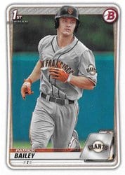 2020 Bowman Draft Base Set Patrick Bailey #BD-146 card