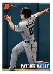 2021 Bowman Heritage Base Set Patrick Bailey #248 card
