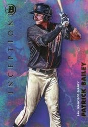 2021 Bowman Inception Base Set Patrick Bailey #80 card