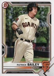 2021 Bowman Prospects Patrick Bailey #BP-108 card