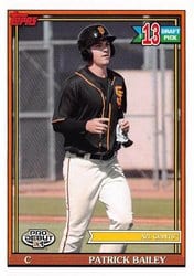 2021 Topps Pro Debut Base Set Patrick Bailey #PD-162 card