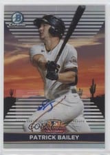 2022 Bowman Chrome 2021 AFL Fall Stars Patrick Bailey Autograph #AFLS-13