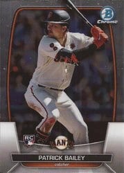 2023 Bowman Chrome Base Set Patrick Bailey #60 card