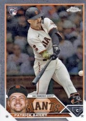 2023 Topps Chrome Update Base Set Patrick Bailey #USC217 card