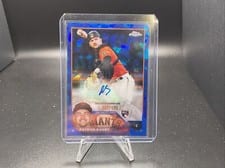 2023 Topps Chrome Update Sapphire Edition Autographs Patrick Bailey #USA-PB card