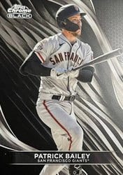 2024 Topps Chrome Black Base Set Patrick Bailey #59 card