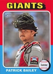 2024 Topps Heritage Base Set Patrick Bailey #403 card