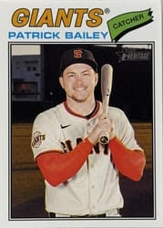2026 Topps Heritage Base Set Patrick Bailey #57 card