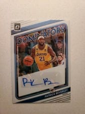 2022-23 Donruss Optic Dominators Signatures Patrick Beverley #DS-PBV card