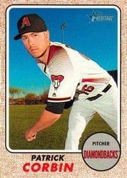 2017 Topps Heritage Base Set Patrick Corbin #341 card