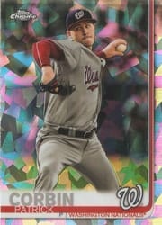 2019 Topps Chrome Sapphire Edition Base Set Patrick Corbin #510 card