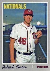 2019 Topps Heritage Base Set Patrick Corbin #530 card