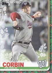 2019 Topps Holiday Base Set Patrick Corbin #HW77 card