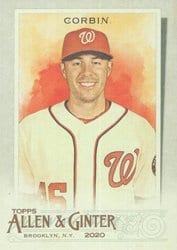 2020 Topps Allen & Ginter Base Set Patrick Corbin #142 card