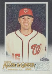 2020 Topps Allen & Ginter Chrome Base Set Patrick Corbin #142 card