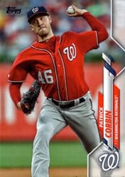 2020 Topps Base Set Patrick Corbin #265 card