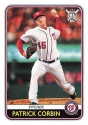 2020 Topps Big League Base Set Patrick Corbin #3 card