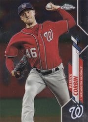 2020 Topps Chrome Base Set Patrick Corbin #195 card