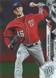2020 Topps Chrome Ben Baller Edition Base Set Patrick Corbin #195 card