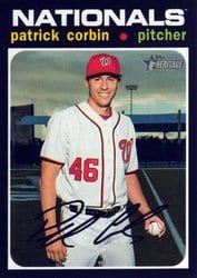 2020 Topps Heritage Base Set Patrick Corbin #230 card