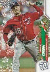 2020 Topps Holiday Base Set Patrick Corbin #HW140 card