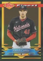2021 Finest Flashbacks Base Set Patrick Corbin #124 card