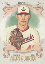 2021 Topps Allen & Ginter Base Set Patrick Corbin #345 card