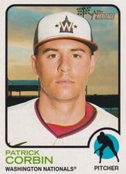 2022 Topps Heritage Base Set Patrick Corbin #348 card