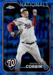 2024 Topps Chrome Sapphire Edition Base Set Patrick Corbin #236 card
