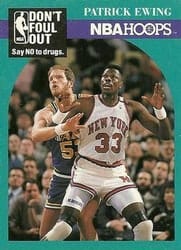 1990-91 Hoops Base Set Patrick Ewing #388 card