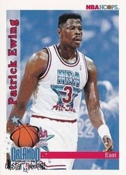 1992-93 Hoops Base Set Patrick Ewing #297 card