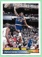 1992-93 Upper Deck Base Set Patrick Ewing #130 card