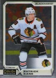 2018-19 O-Pee-Chee Platinum Base Set Patrick Kane #40 card