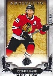 2018-19 Upper Deck Artifacts Base Set Patrick Kane #119 card