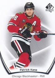 2021-22 SP Authentic Base Set Patrick Kane #6 card