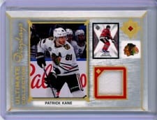 2021-22 Upper Deck Ultimate Collection Ultimate Display Jersey Patrick Kane #UD-PK card
