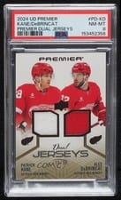 2024-25 Upper Deck Premier Premier Dual Jersey Patrick Kane/Alex DeBrincat #PD-KD card