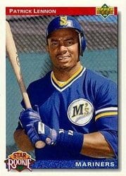 1992 Upper Deck Base Set Patrick Lennon #13 card