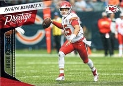 2019 Panini Prestige Highlight Reel Patrick Mahomes #HH-PM card