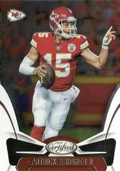 2018 Panini Certified Base Set Patrick Mahomes II #30 card