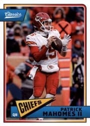 2018 Panini Classics Base Set Patrick Mahomes II #49 card