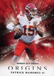 2018 Panini Origins Base Set Patrick Mahomes II #13 card