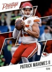 2018 Panini Prestige Base Set Patrick Mahomes II #22 card