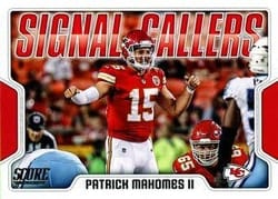 2018 Score Signal Callers Patrick Mahomes II #16 card