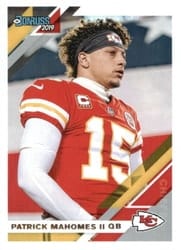 2019 Donruss Base Set Patrick Mahomes II #1 card