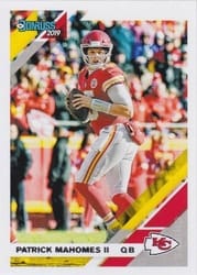 2019 Donruss Base Set Patrick Mahomes II #1 card