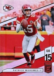 2019 Donruss Elite Base Set Patrick Mahomes II #14 card