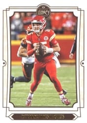 2019 Panini Legacy Base Set Patrick Mahomes II #51 card