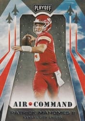 2019 Panini Playoff Air Command Patrick Mahomes II #7 card